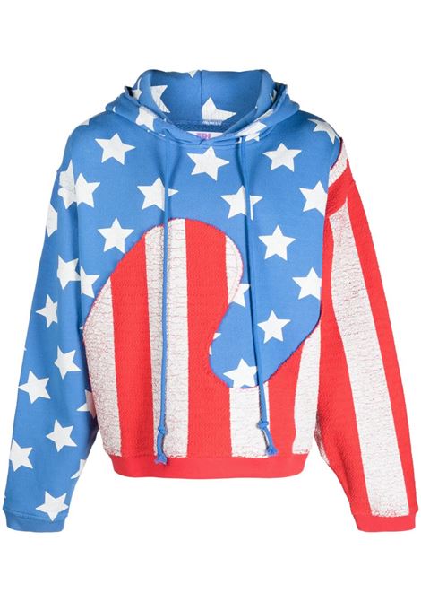 Multicolored stars and stripes graphic-print sweatshirt - unisex ERL | ERL07T0221