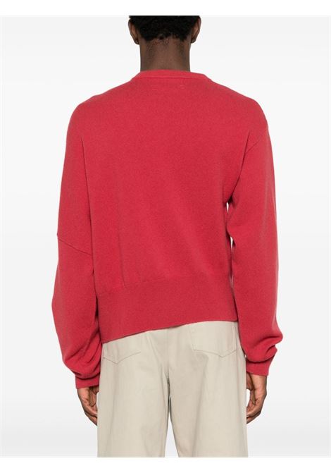 n°288 maglione asimmetrico dia in rosso - uomo EXTREME CASHMERE | 28813901FE01139