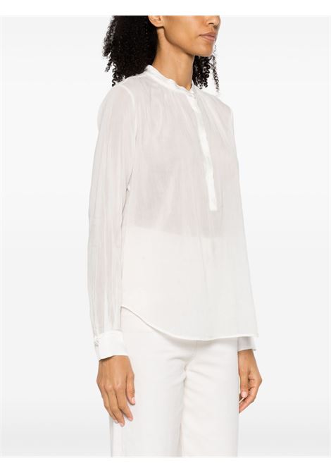 Blusa semi-trasparente  in bianco - donna FORTE FORTE | 110940256