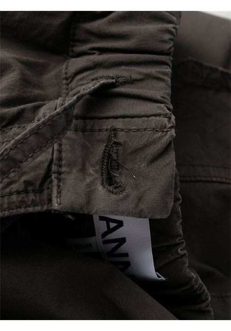 Pantaloni cargo con coulisse in grigio - donna GANNI | F7937252