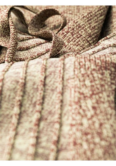 Brown ribbed-knit midi dress - women  GANNI | K1894967
