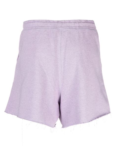 Liliac embroidered-logo drawstring shorts - women GANNI | T3681712