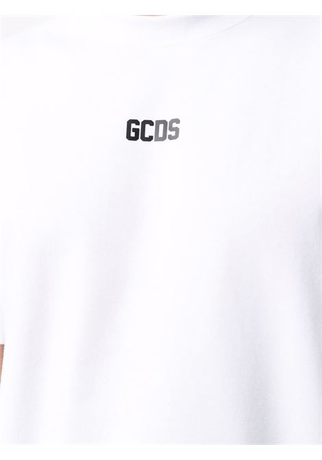 T-shirt con stampa in bianco - uomo GCDS | CC94M13010301
