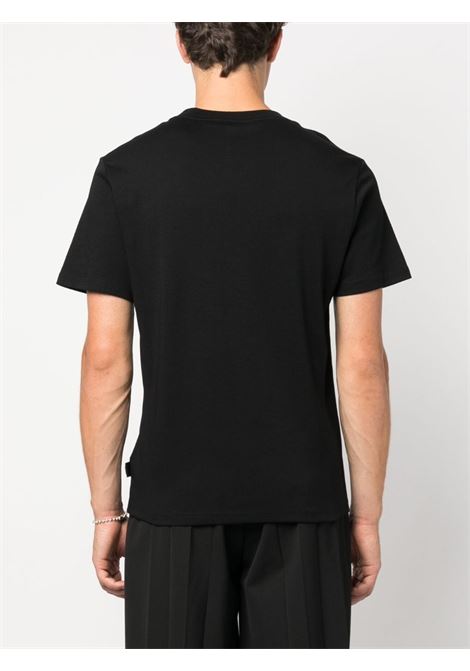 T-shirt con stampa in nero - uomo GCDS | CC94M13010370