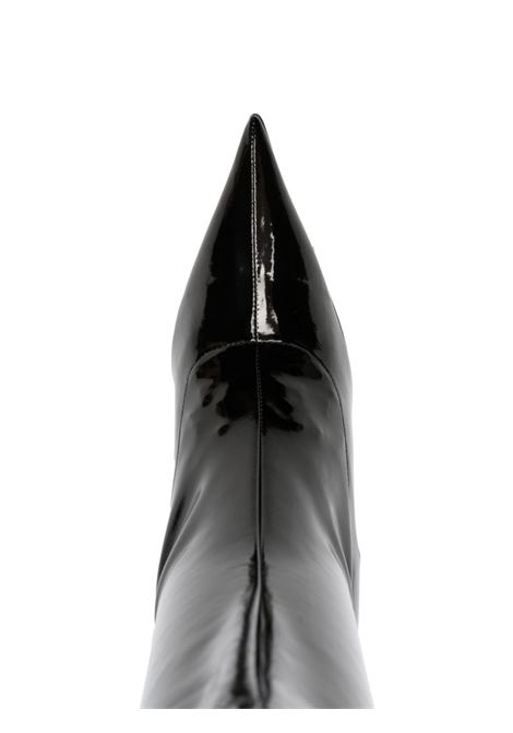 Black Morso 120mm vinyl ankle boots - women GCDS | FW23W45011902