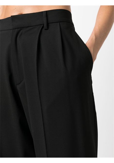 Black pleated trousers - women GIUSEPPE DI MORABITO | PF23073PA22910
