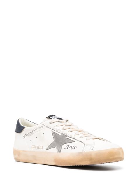 White Super-Star mesh lace-up sneakers - men GOLDEN GOOSE | GMF00101F00486282409