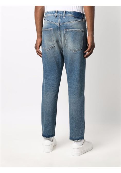 Blue low-rise straight-leg jeans - men GOLDEN GOOSE | GMP00596P00062150100