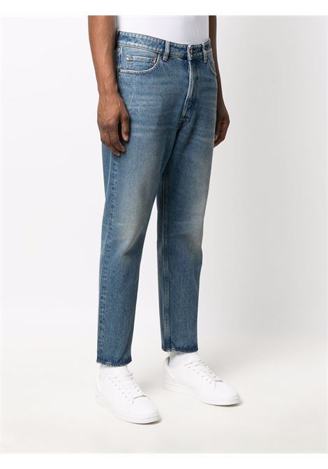 Blue low-rise straight-leg jeans - men GOLDEN GOOSE | GMP00596P00062150100