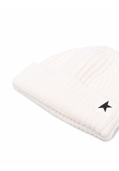 White star patch ribbed beanie - unisex GOLDEN GOOSE | GUP01035P00060110190