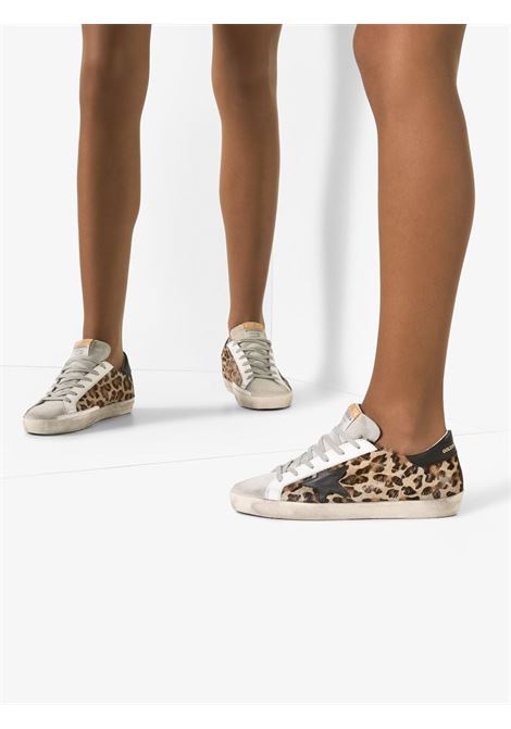Brown Superstar leopard print sneakers - women GOLDEN GOOSE | GWF00101F00056580189