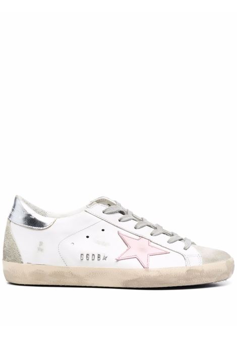 White and pink superstar low-top sneakers - women GOLDEN GOOSE | GWF00102F00243581482