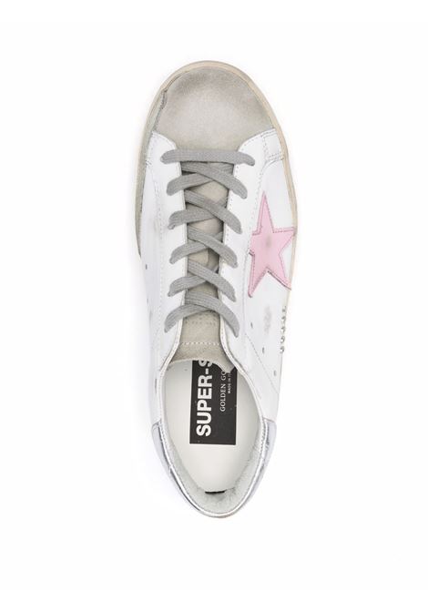 White and pink superstar low-top sneakers - women GOLDEN GOOSE | GWF00102F00243581482