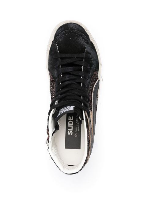 Sneakers alte Slide in marrone e nero - donna GOLDEN GOOSE | GWF00115F00397781993