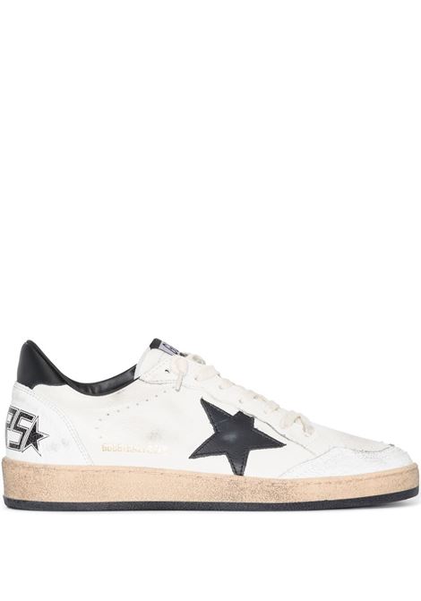 Sneakers Ball Star in bianco e nero - donna GOLDEN GOOSE | GWF00117F00377110283