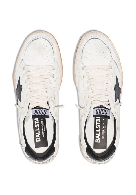 Sneakers Ball Star in bianco e nero - donna GOLDEN GOOSE | GWF00117F00377110283