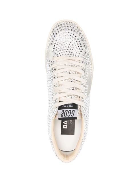 White Ball Star rhinestone -embellished suede sneakers - women GOLDEN GOOSE | GWF00117F00469081980