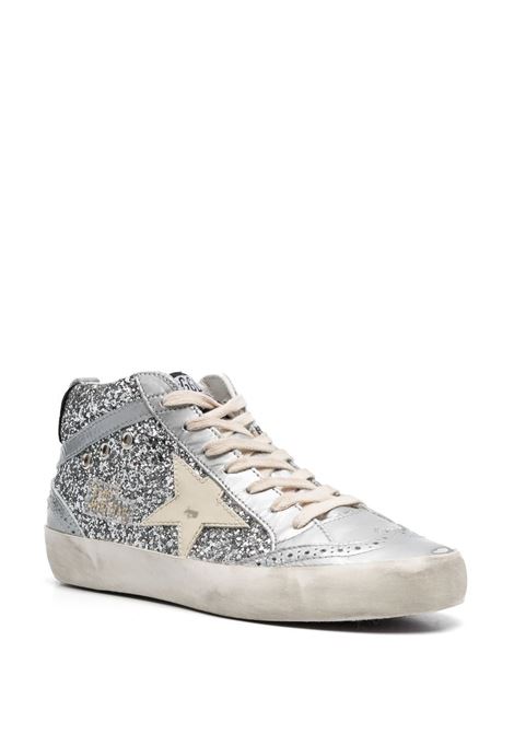 Silver glittered high-top sneakers - women GOLDEN GOOSE | GWF00122F00415670260