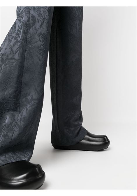 Blue jacquard wide-leg trousers - men GOLDEN GOOSE | GWP00821P00117750363