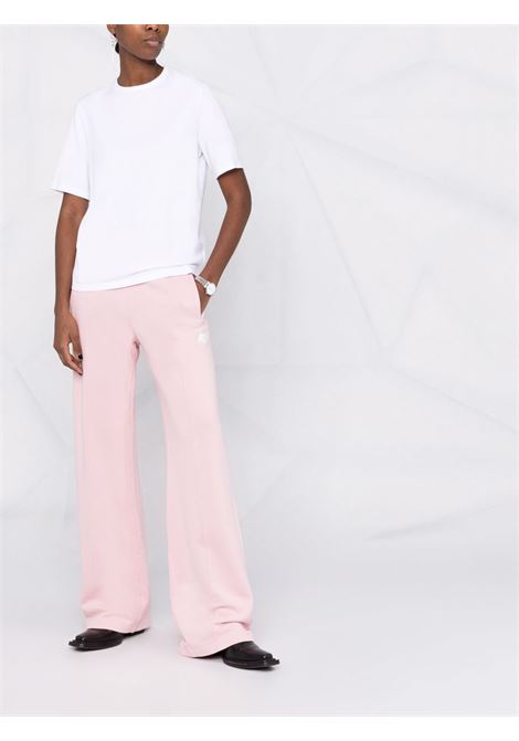 Pink star-logo straight-leg trousers - women GOLDEN GOOSE | GWP00877P00052525632