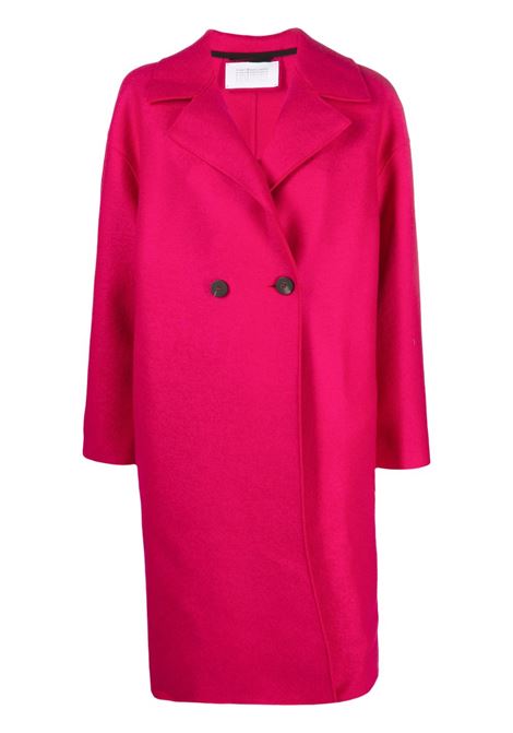 Winter pink double breasted coat - women HARRIS WHARF LONDON | A1487MLK576