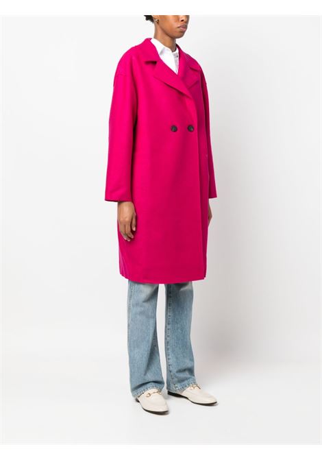 Cappotto doppiopetto in rosa - donna HARRIS WHARF LONDON | A1487MLK576