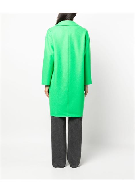 Cappotto doppiopetto in verde - donna HARRIS WHARF LONDON | A1487MLK602