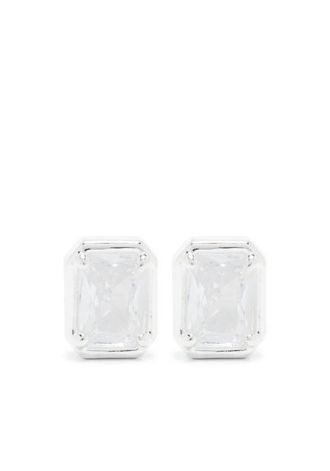 Silver crystal-embellished stud earrings - women HATTON LABS | HLA362001