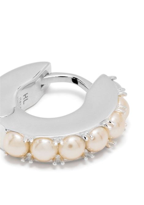 Orecchini a cerchio piccoli con perle in argento e bianco - donna HATTON LABS | HLA362401