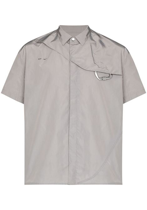Camicia con dettaglio moschettone in grigio - uomo HELIOT EMIL | HEM05018P04DGY04
