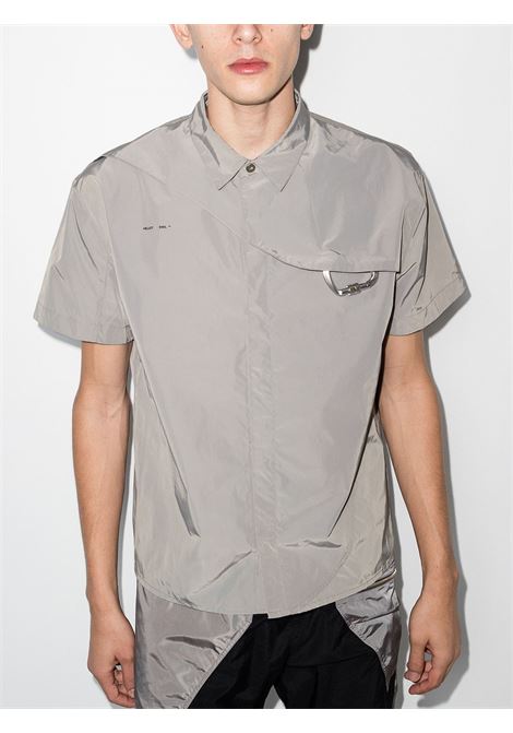 Camicia con dettaglio moschettone in grigio - uomo HELIOT EMIL | HEM05018P04DGY04