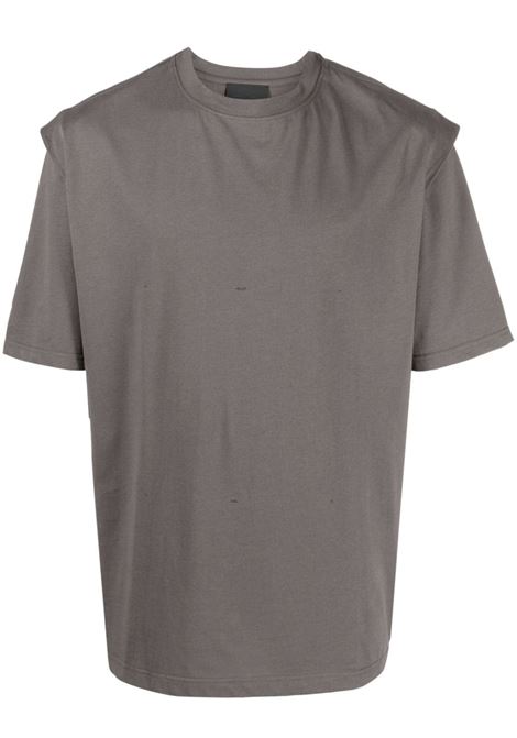 T-shirt con effetto a strati in grigio - uomo HELIOT EMIL | HEM09089DGY05