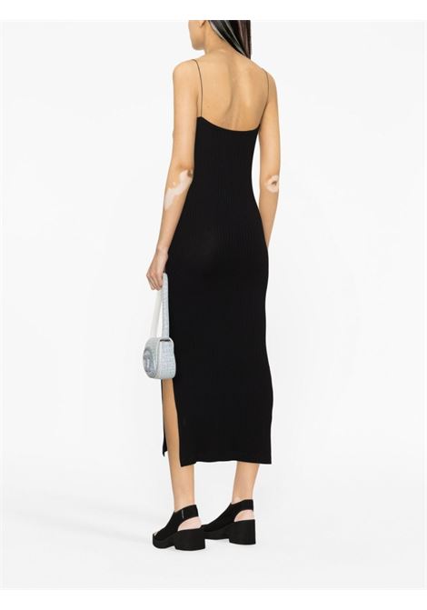 Black stretch-cotton tank dress - women HELMUT LANG | N04HW605001