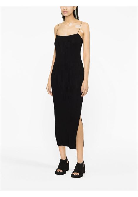 Black stretch-cotton tank dress - women HELMUT LANG | N04HW605001