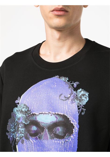 Black Mask Roses graphic-print sweatshirt - men IH NOM UH NIT | NUW23232009
