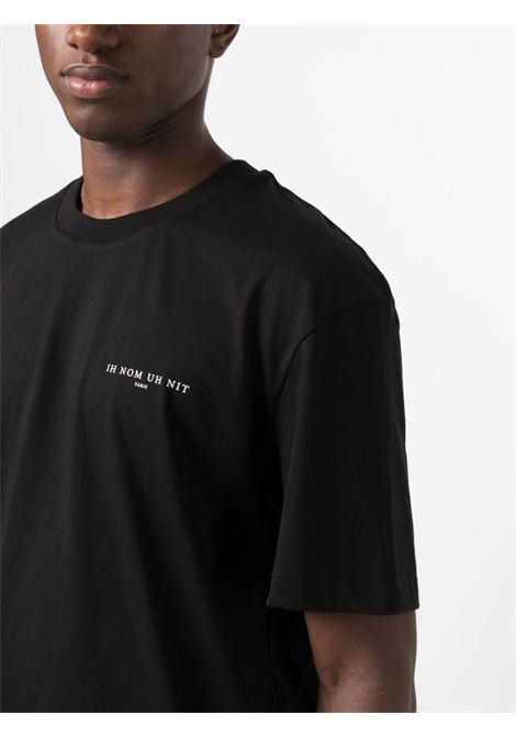 Black graphic-print T-shirt - men IH NOM UH NIT | NUW23251009