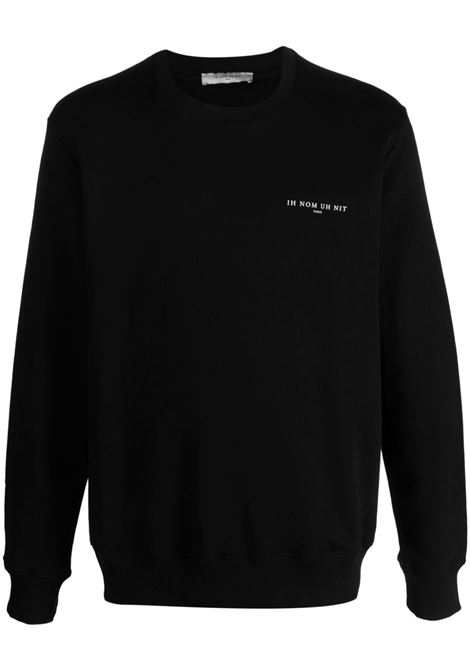 Black logo-print sweatshirt - men IH NOM UH NIT | NUW23252009