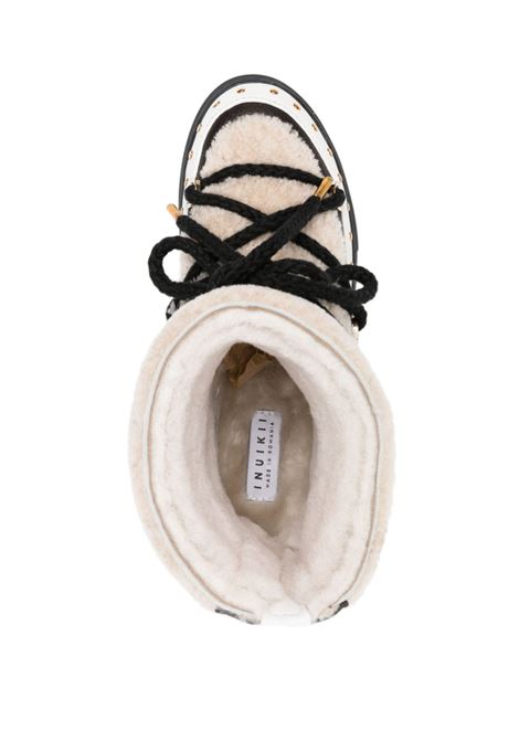 Cream Curly Rock stud-embellished boots - women  INUIKII | 75102076103