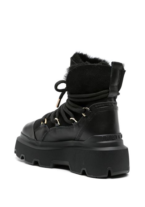 Black Endurance Trekking lace-up boots - women  INUIKII | 75202112201