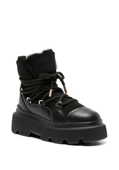 Black Endurance Trekking lace-up boots - women  INUIKII | 75202112201