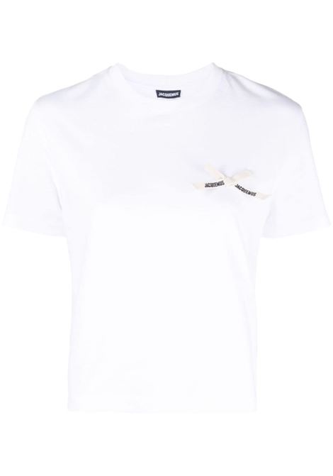 White le tshirt noeud T-shirt - unisex JACQUEMUS | 233JS1762003100