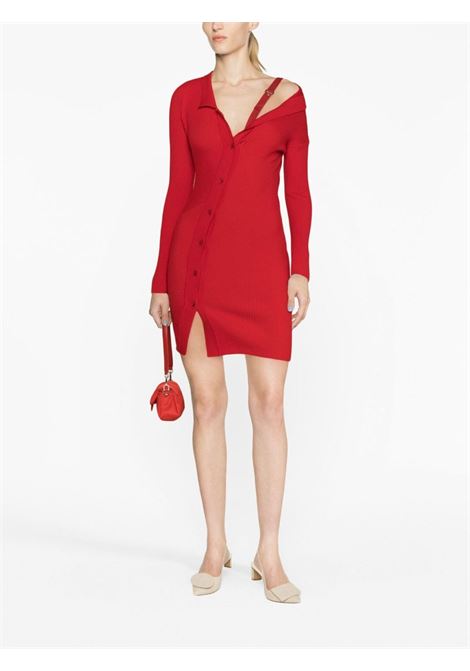 Red la robe maille colin mini dress - women  JACQUEMUS | 233KN3222323470