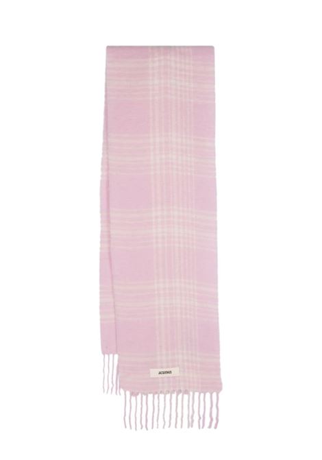 Pink L'?charpe Carro knitted scarf - unisex JACQUEMUS | 236AC57250874BZ