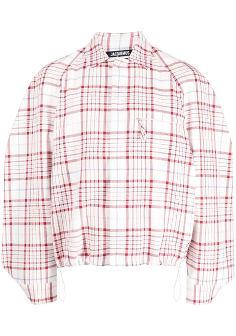 White and red la chemise cirollo jacket - women  JACQUEMUS | 236SH05915004AK