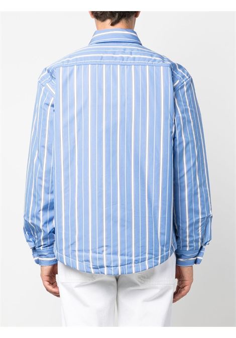 Light blue la chemise boulanger shirt jacket - men  JACQUEMUS | 236SH10514533BR