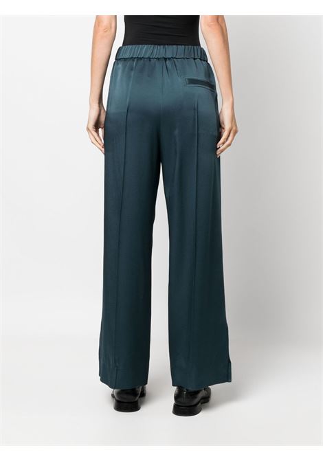Pantaloni con vita elasticizzata in blu - donna JIL SANDER | J02KA0181J76018019