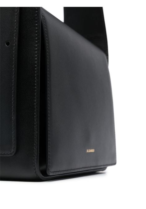 Black logo-stamp shoulder bag - women JIL SANDER | J07WG0026P5433001