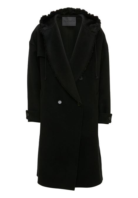 Black hooded coat - unisex JW ANDERSON | CO0264PG1332999