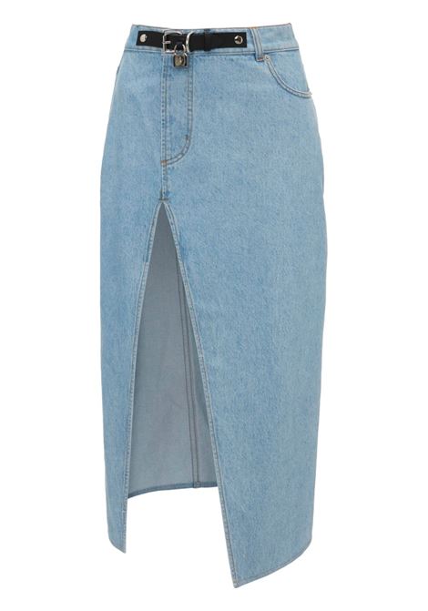 Light blue asymmetric denim midi skirt - women  JW ANDERSON | DK0016PG1335804