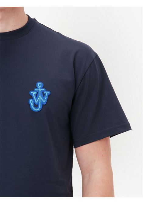 Blue Anchor logo-patch T-shirt - men JW ANDERSON | JT0061PG0772888